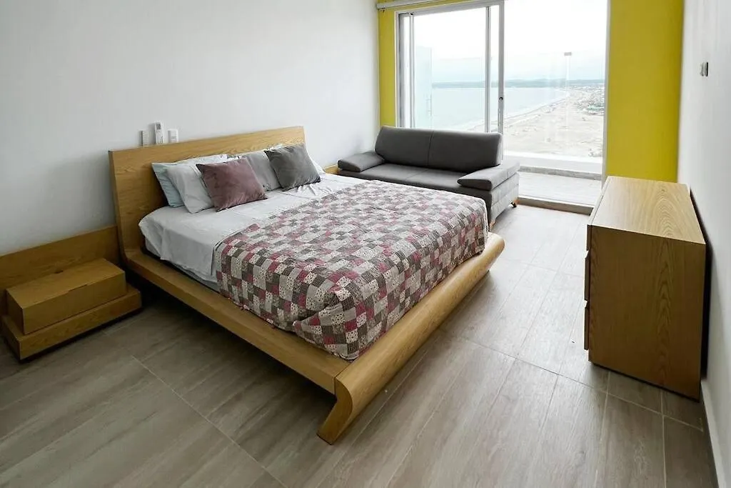 Zona Morros Cartagena Apto 2 Hab Con Jacuzzi Y Terraza Bbq, Wifi Y Frente A La Playa Apartment